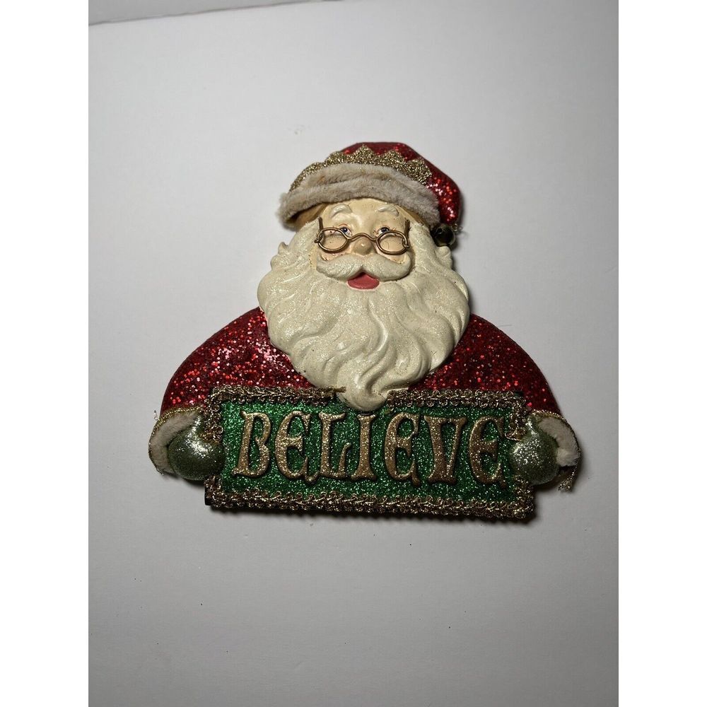 Vintage KURT ADLER Christmas wall Decor santa believe Christmas Decor‎ SALE‼️